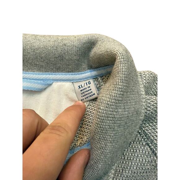 Tommy Bahama Men's Gray Long Sleeves Button Front Polo Shirt Size XL - Picture 3 of 5